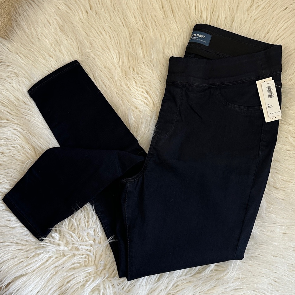 Old Navy Women's Dark Blue Skinny Jeans